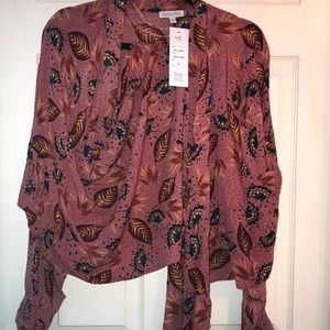 Summer mid-wrap Long sleeve top